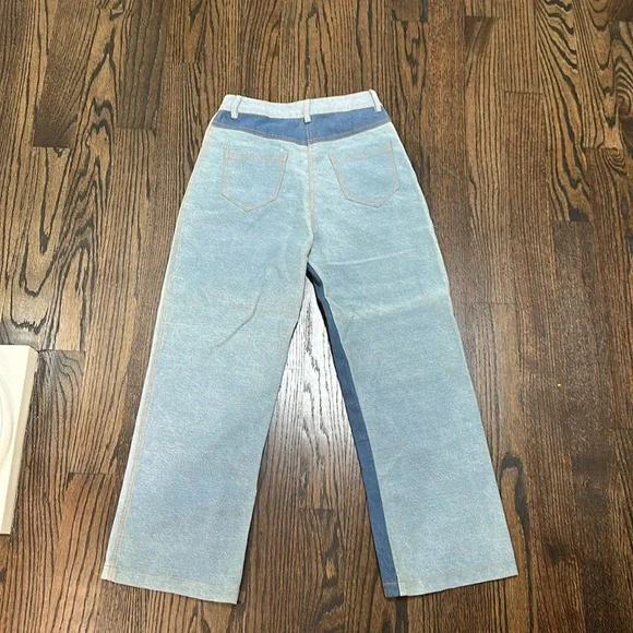 Saaksha & Kinni Two Tone High Waist Jeans